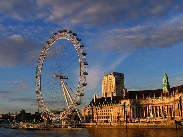 London Eye em Londres. Foto: UGArdener, Flickr London Eye em Londres