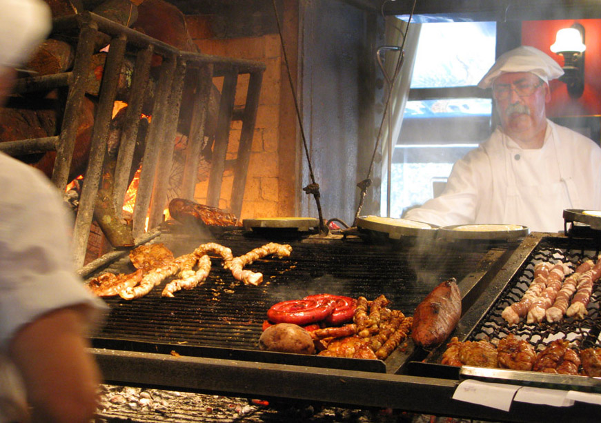 Parrilla no restaurante El Palenque....Foto: GC/Blog Vambora