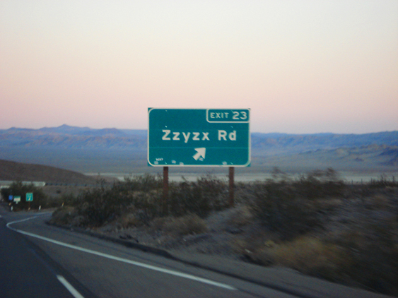 Zzyzx Road. Foto: GC/Blog Vambora