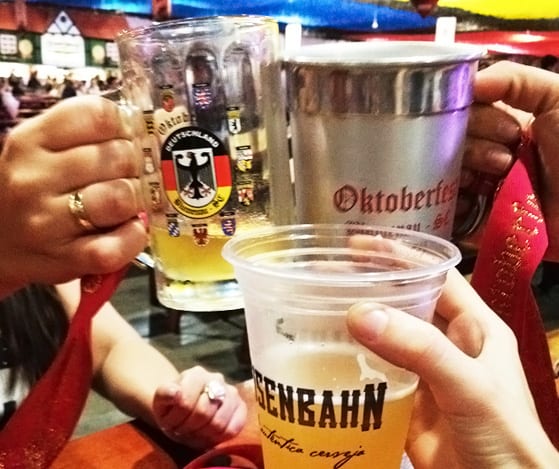 Brinde Oktoberfest para a Oktoberfest São Paulo!