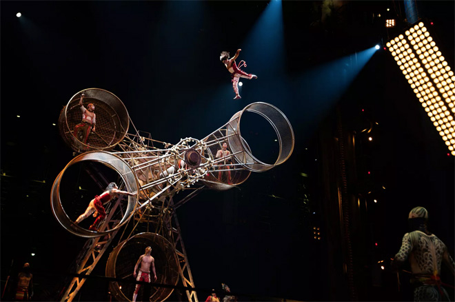 Espetáculo Ka do cirque du soleil