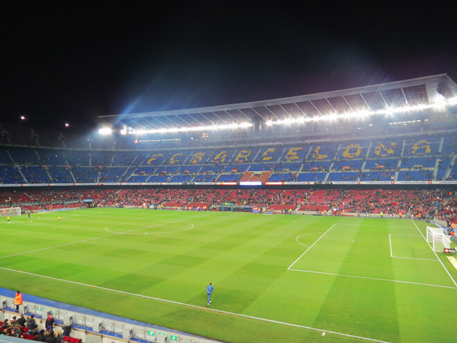 Jogo do Barcelona FC Camp Nou