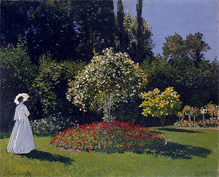 "Jeanne-Marguerite Lecadre in the Garden" de Monet