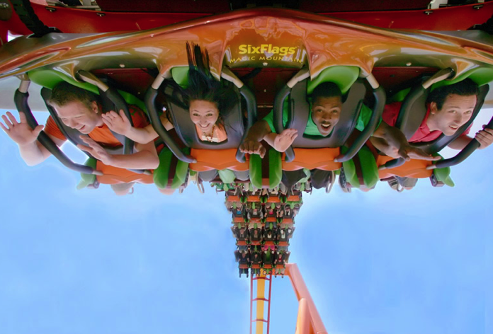 Tatsu six flags magic mountain