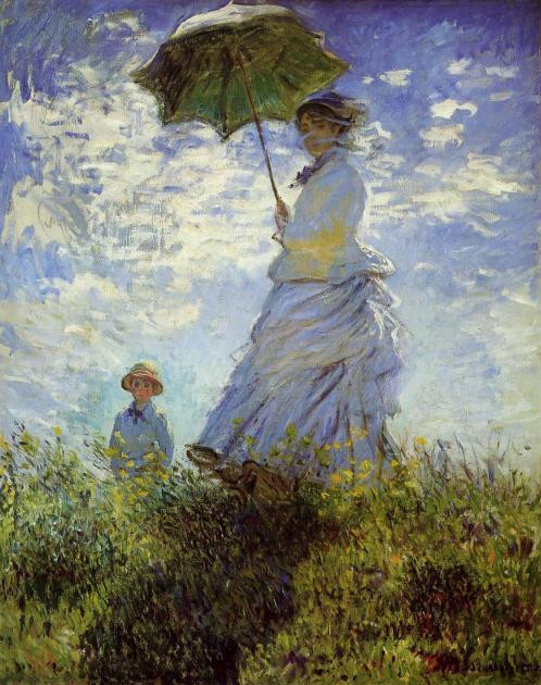 Woman In Aparasol de Monet