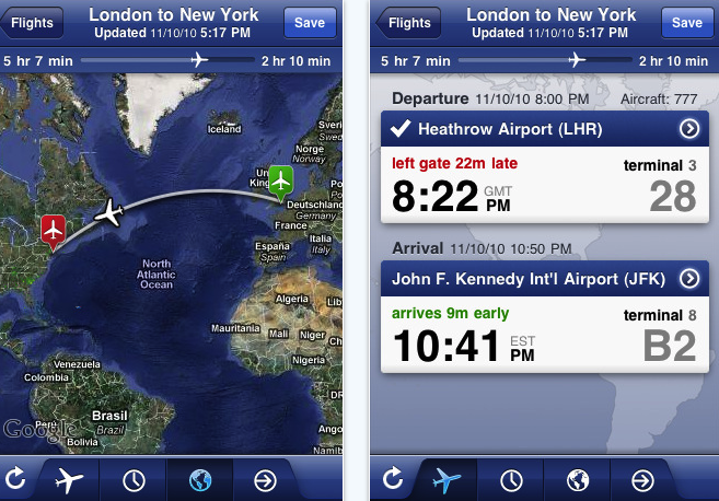 Flight Track app