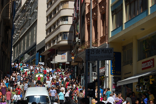 Rua 25 de Março. Foto: Luis Petrini, Flickr Rua 25 de Março