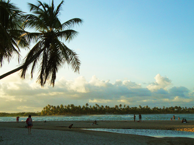 Praia da Boca da Barra em Boipeba