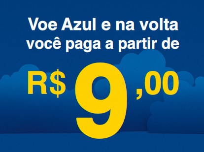 Promoção de passagens Azul