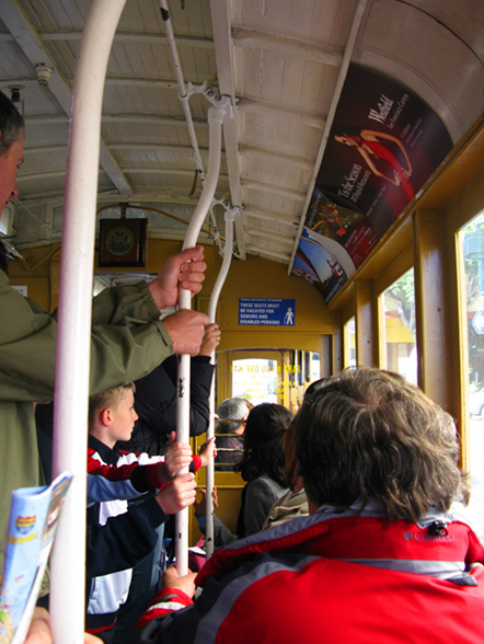 Bondinho ou cable-car em São Francisco