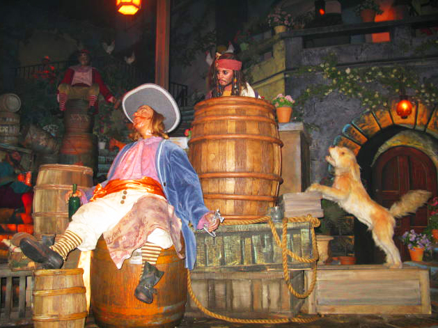 Piratas do Caribe, Disneyland