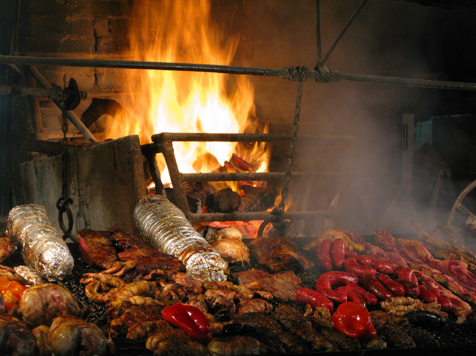 Parrilla no Mercado del Puerto em Montevidéu