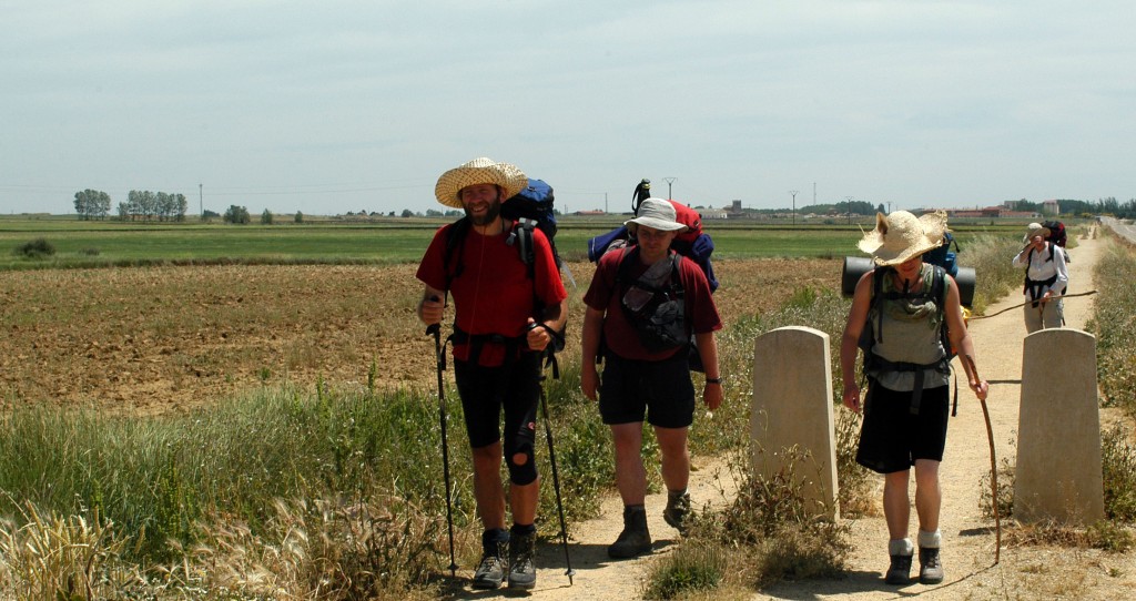 Peregrinos no Caminho de Santiago