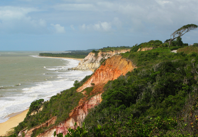 Falésias da Praia do Taípe em Trancoso. Foto: GC/Blog Vambora