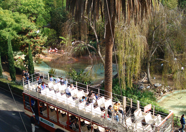 Onibus no Zoologico de San Diego