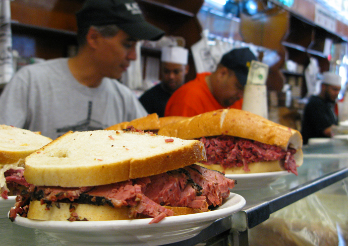 Sanduíches Katz's Deli