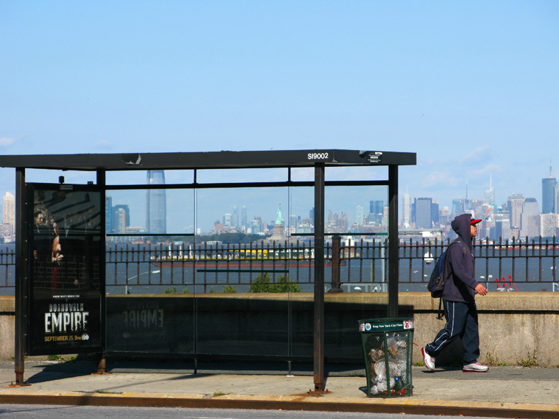 Manhattan vista de Staten Island 