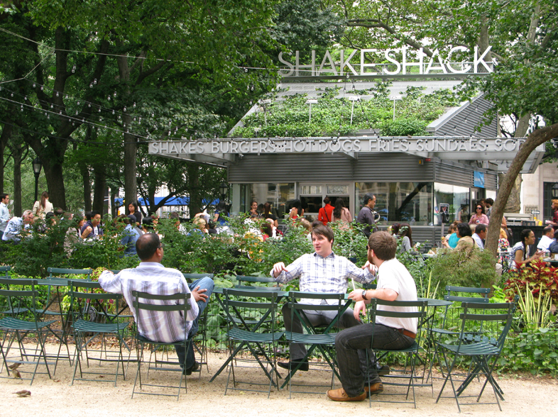 Shake Shack no Madison Square Park em Nova York