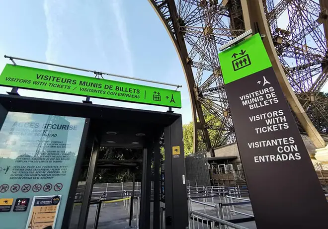 Entrada para Torre Eiffel