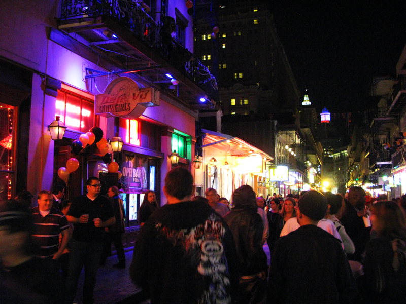 Bourbon Street noite. Foto: GC/Blog Vambora!