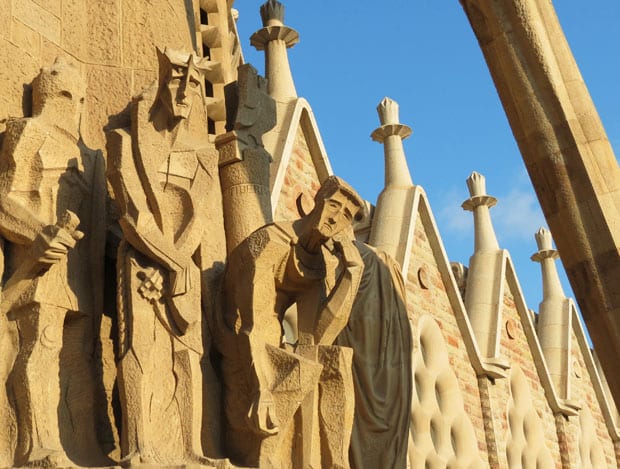 Sagrada Família_Barcelona Detalhes da Sagrada Família. Foto: GC/Blog Vambora!