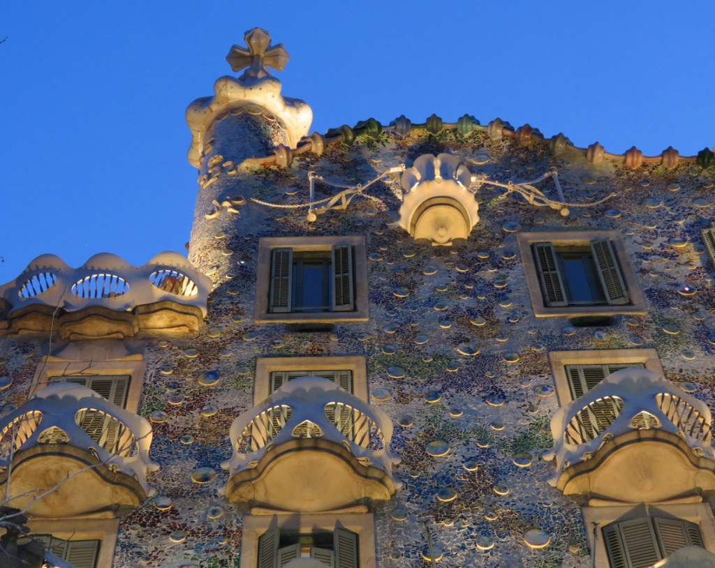 Fachada da Casa Batlló. Foto: GC/Blog Vambora!