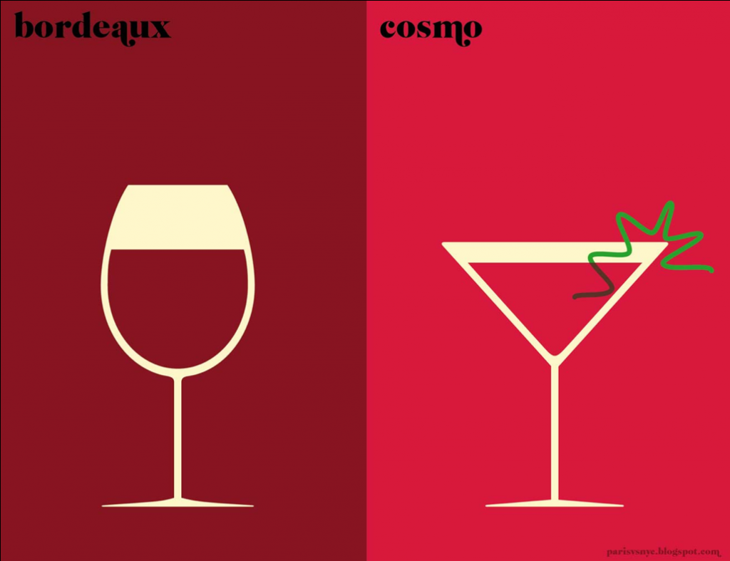 Paris vs Nova York_bebidas