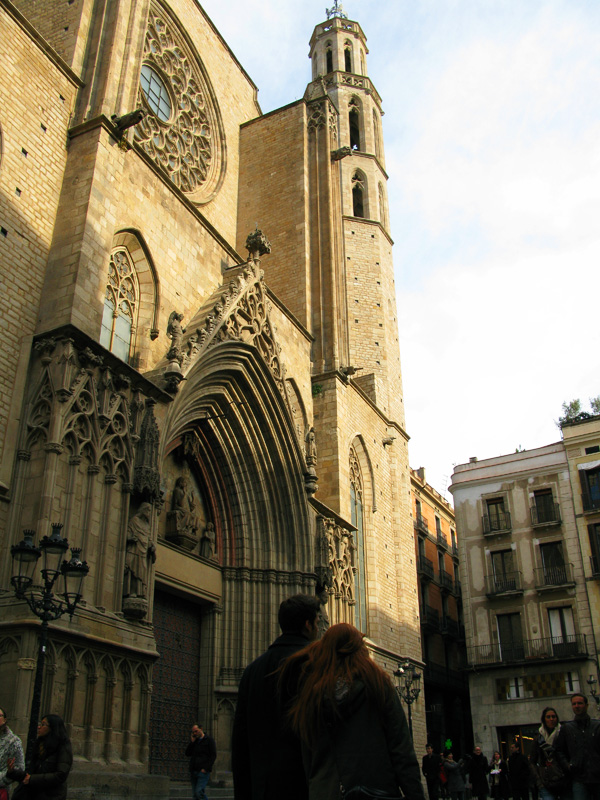 Catedral del Mar, no Bairro Gótico. Foto: GC/Blog Vambora!