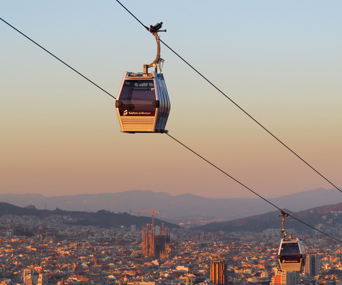 Teleférico de Montjuic. Foto: GC/Blog Vambora!