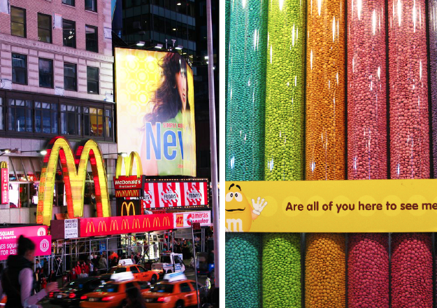 Lojas na Times Square. Foto: GC/Blog Vambora!