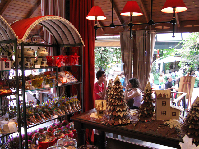 Loja e café da Caracol Chocolates. Foto: GC/Blog Vambora!
