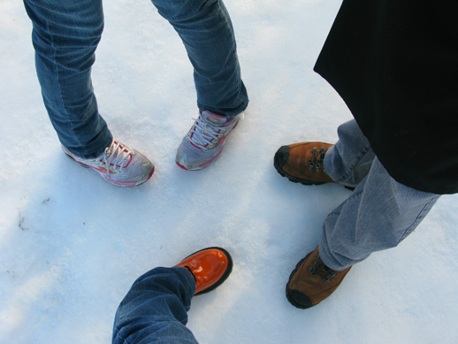 Sapatos errados para se vestir no inverno. Foto: GC/Blog Vambora!