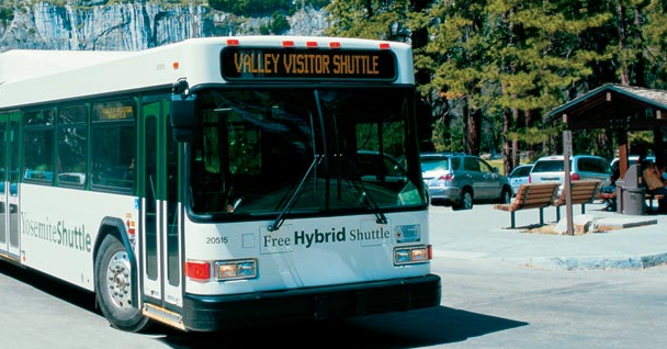 Ônibus gratuito em Yosemite Park. Foto: Divulgação