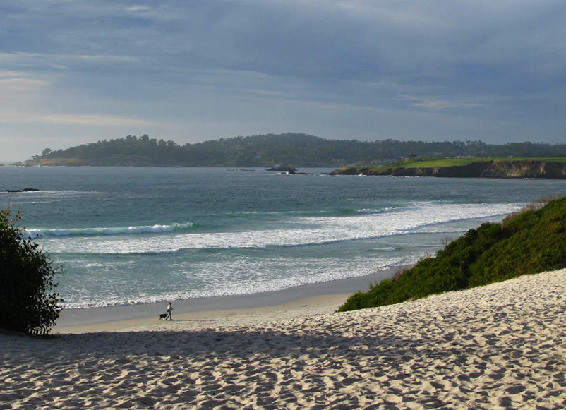 Praia em Carmel. Foto: GC/Blog Vambora