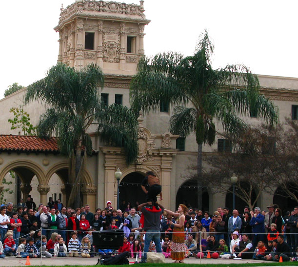 Shows no Balboa Park. Foto: GC/Blog Vambora!