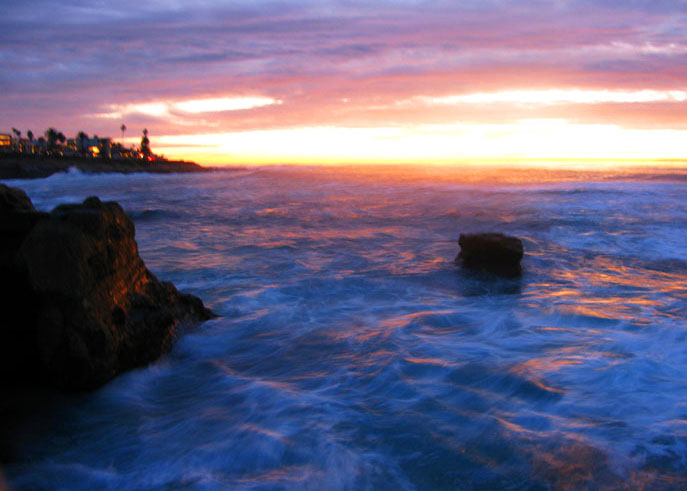 Por do Sol em La Jolla. Foto: GC/Blog Vambora