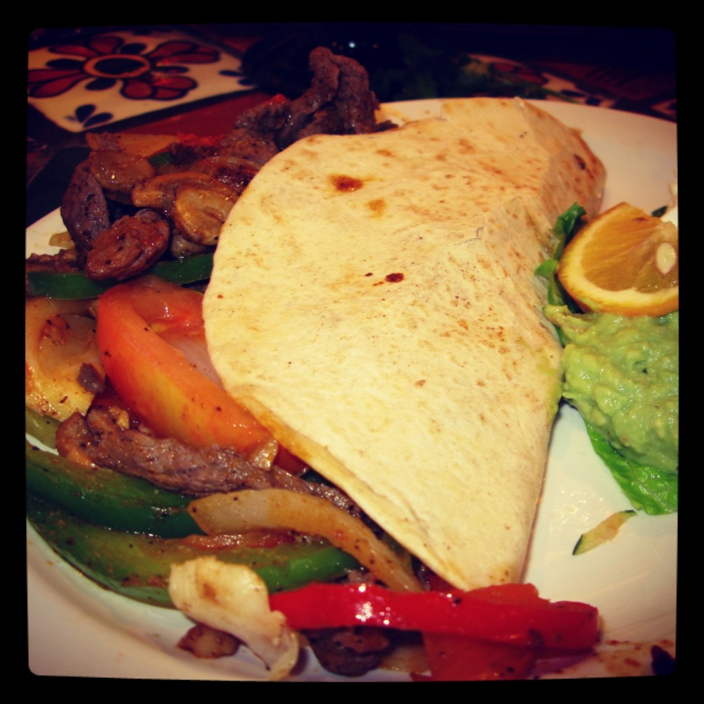 Fajitas do Casa Guadalupe. Foto: GC/Blog Vambora!