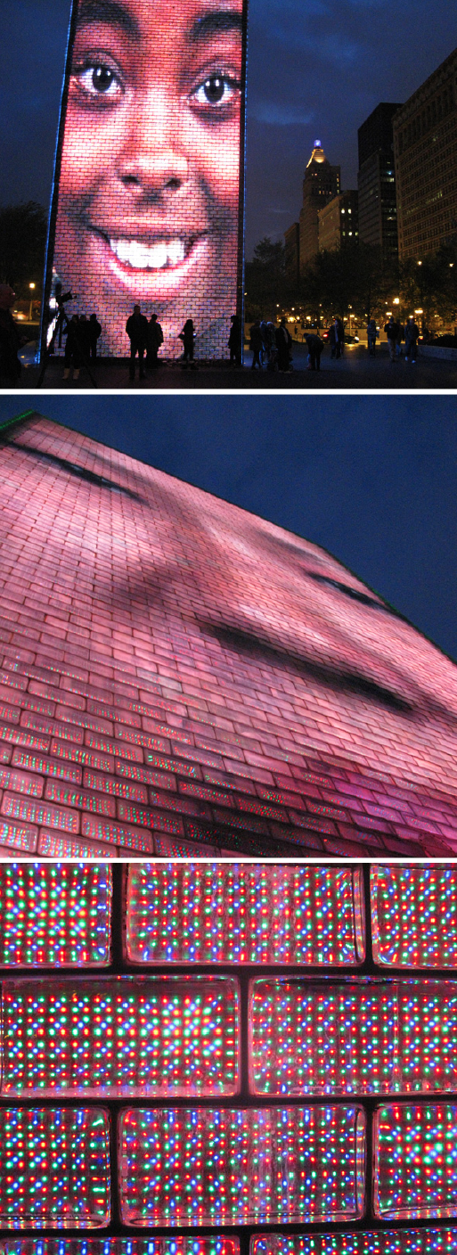 Crown Fountain. Fotos: GC/Blog Vambora!