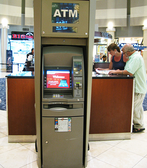 ATM num Outlet em Miami. Foto: GC/Blog Vambora!