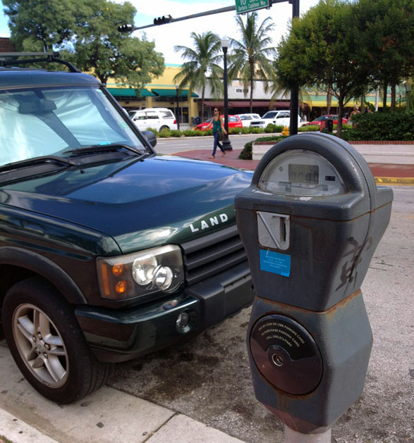 Estacionando em Miami. Foto: GC/Blog Vambora!