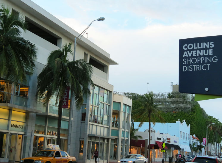 Shopping District na Collins Ave. Foto: GC/Blog Vambora!