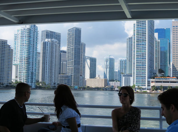Passeio de barco em Miami. Foto: Blog Vambora!