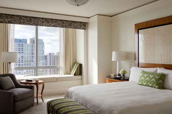 Quarto do Four Seasons em Downtown Miami. Foto: Divulgação