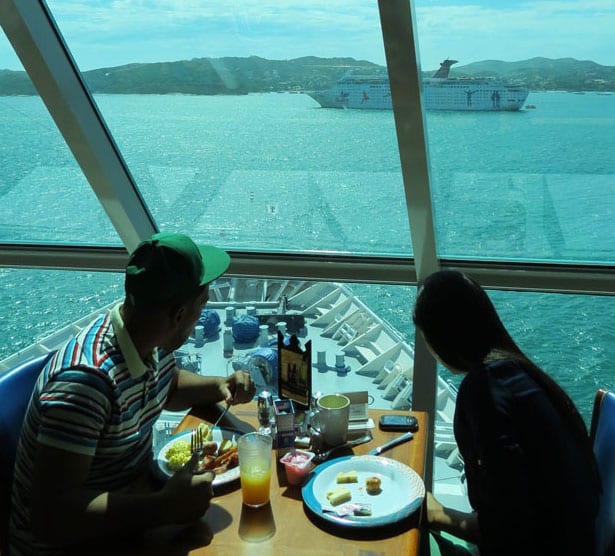 Vista Splendour of the Seas. Foto: Blog Vambora!