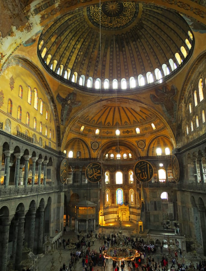 Interior de Santa Sofia, Istambul
