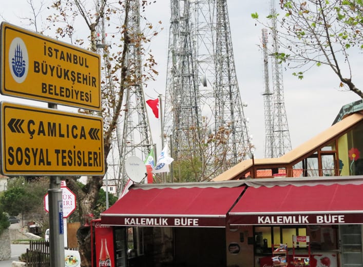 Placas lado asiático Istambul