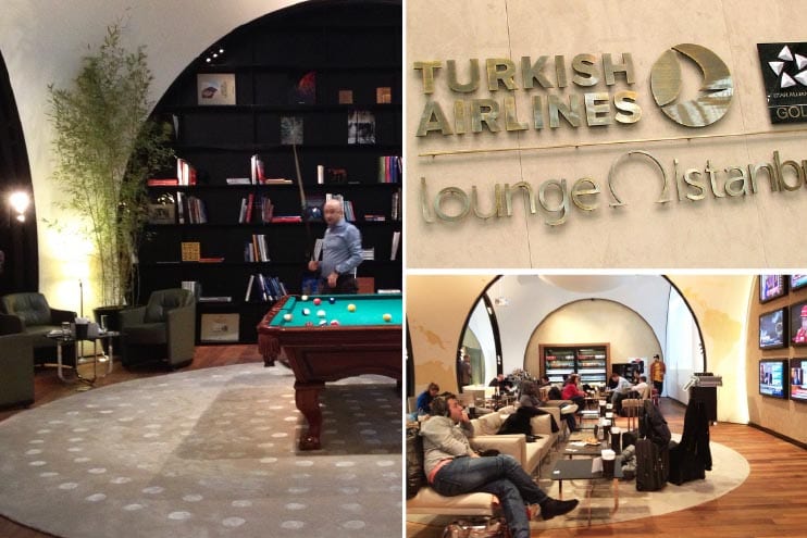Lounge Turkish Airlines em Istambul
