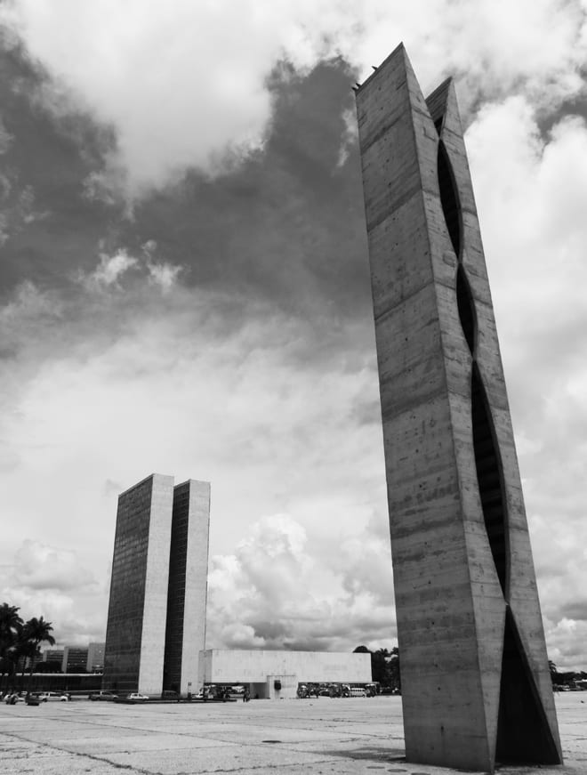 Praça dos Três Poderes em Brasília