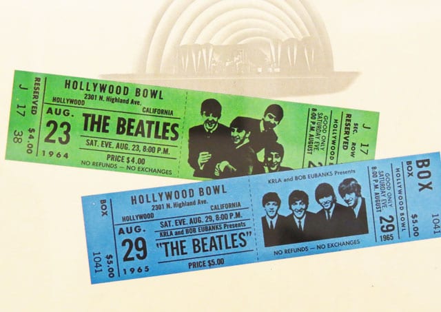 Ingresso show dos Beatles