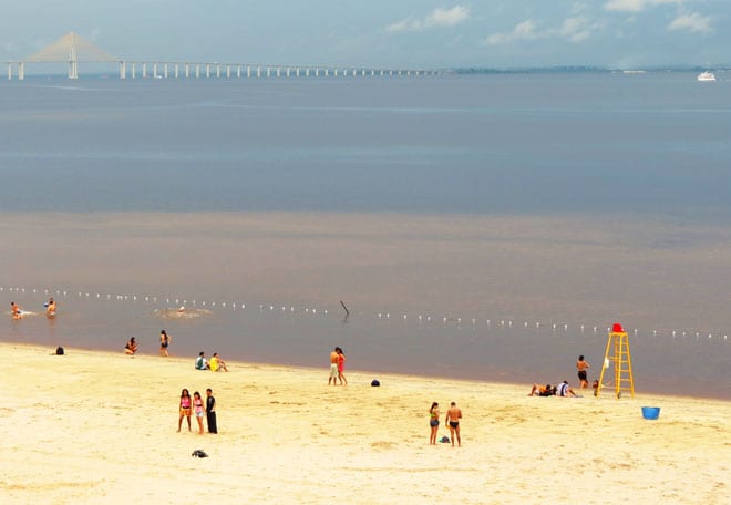 Praia de Ponta Negra em Manaus